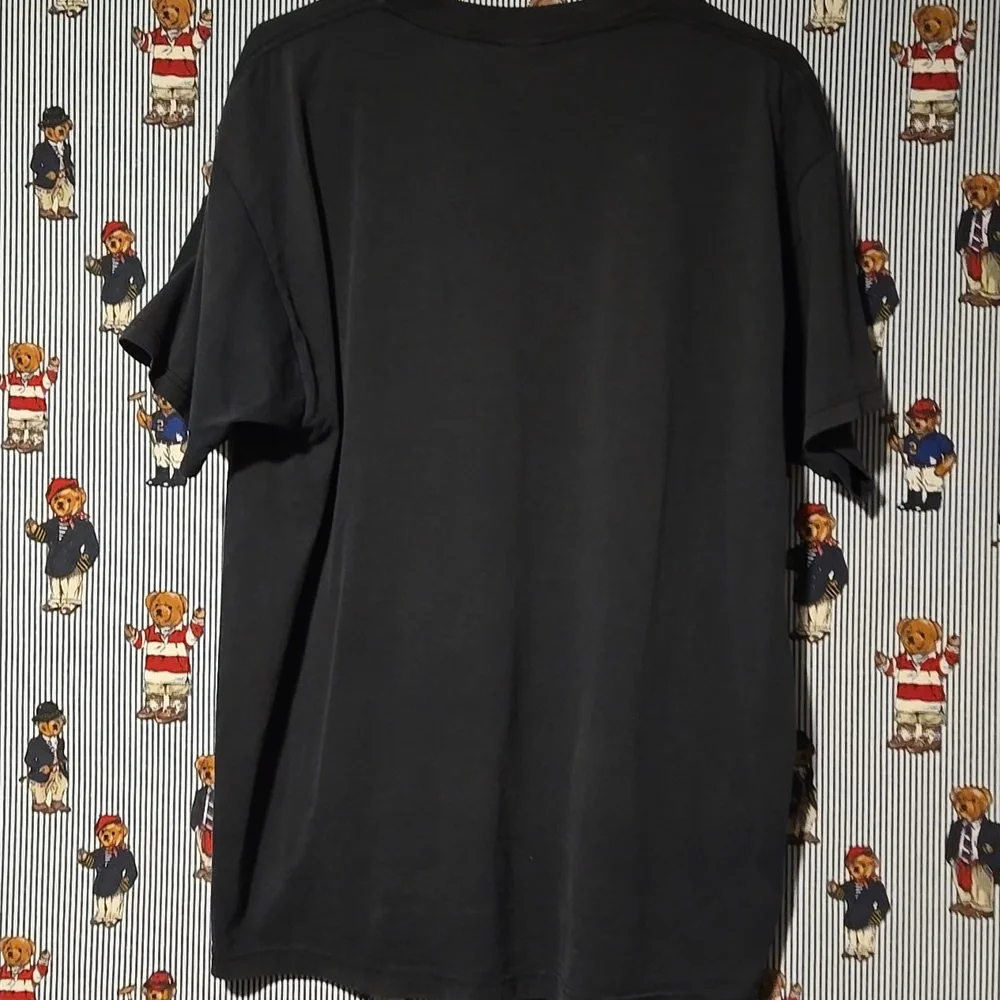 Vintage Y2k Creighton College 2003 Bulldog Football Black T-Shirt XL